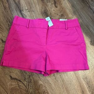 Loft  Hot Pink Short 4” inseam.  Size 12 nwt